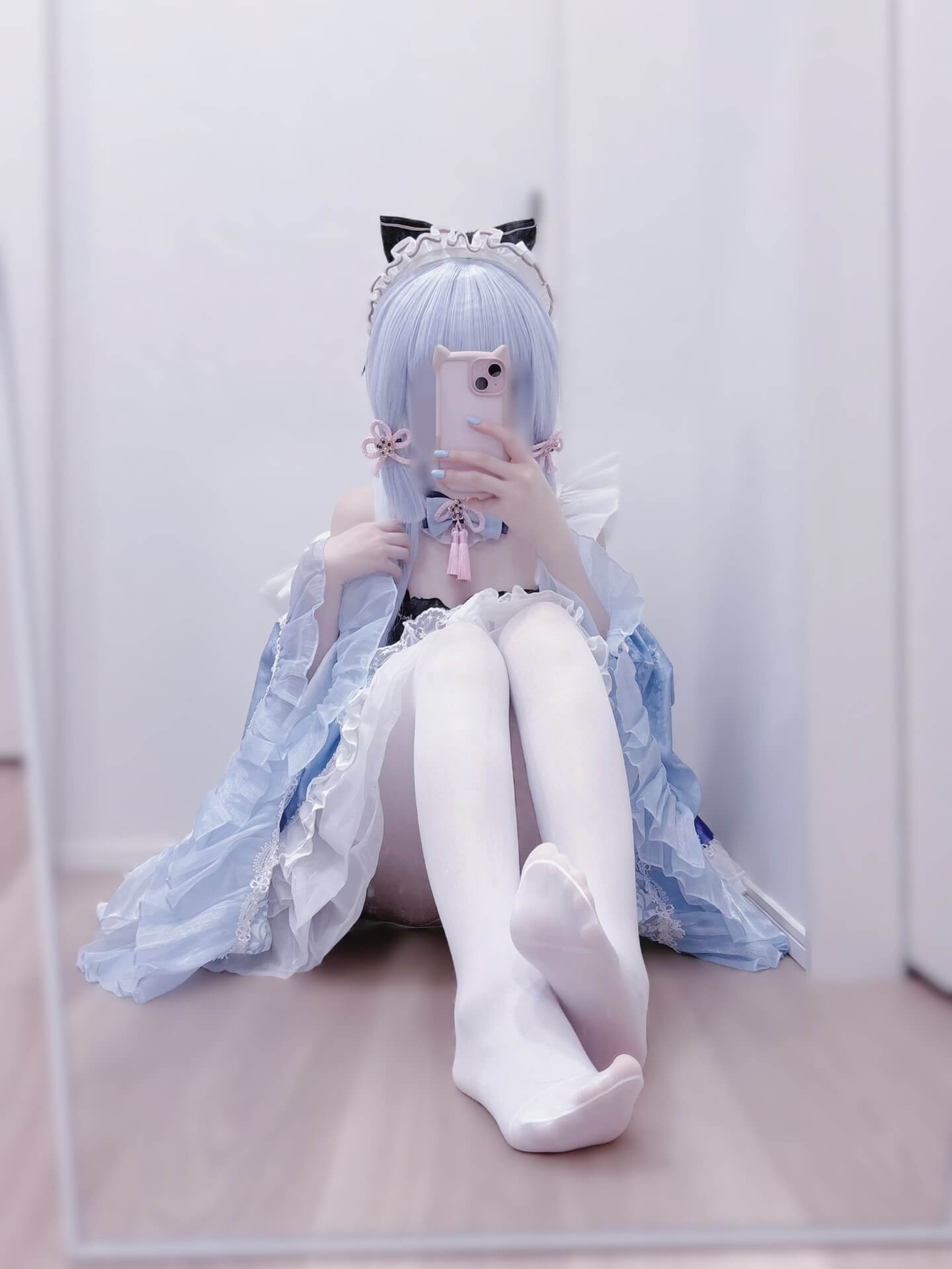 みゅあ(myuanya)❄️女仆装神里绫华🎀🎀 [11P 23M]-哔图库