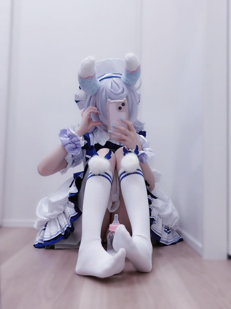 みゅあ(myuanya)原神女仆希格雯cosplay [12P 40M]-哔图库