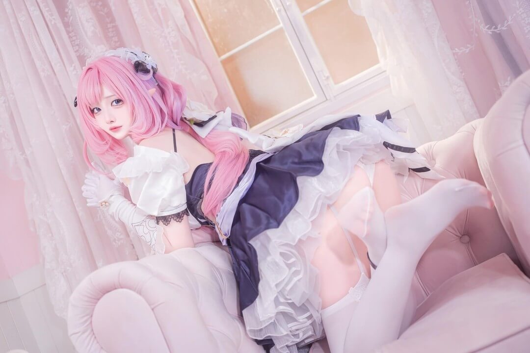 みゅあ(myuanya)崩坏3粉色妖精小姐爱莉希雅cosplay♡ [13P 195M]-哔图库