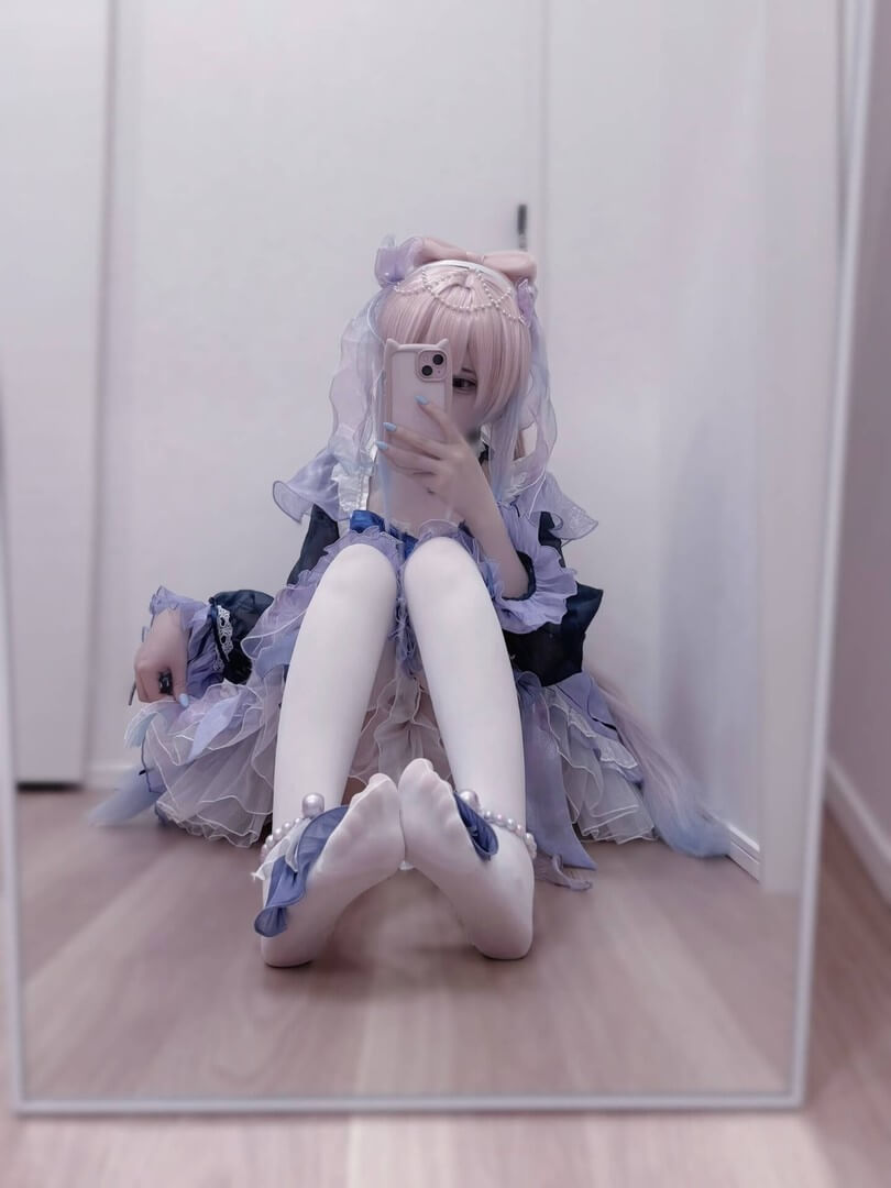 みゅあ(myuanya)原神珊瑚宫心海♡ 同人女仆cosplay [9P 6M]-哔图库